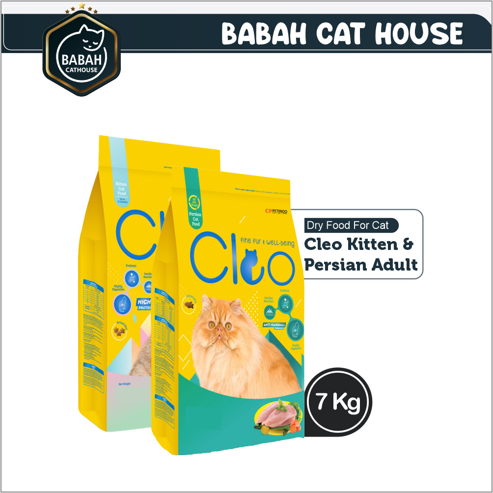 7kg CLEO KITTEN & PERSIAN ADULT makanan anak kucing ocean fish persia dewasa chicken meo gold hairba