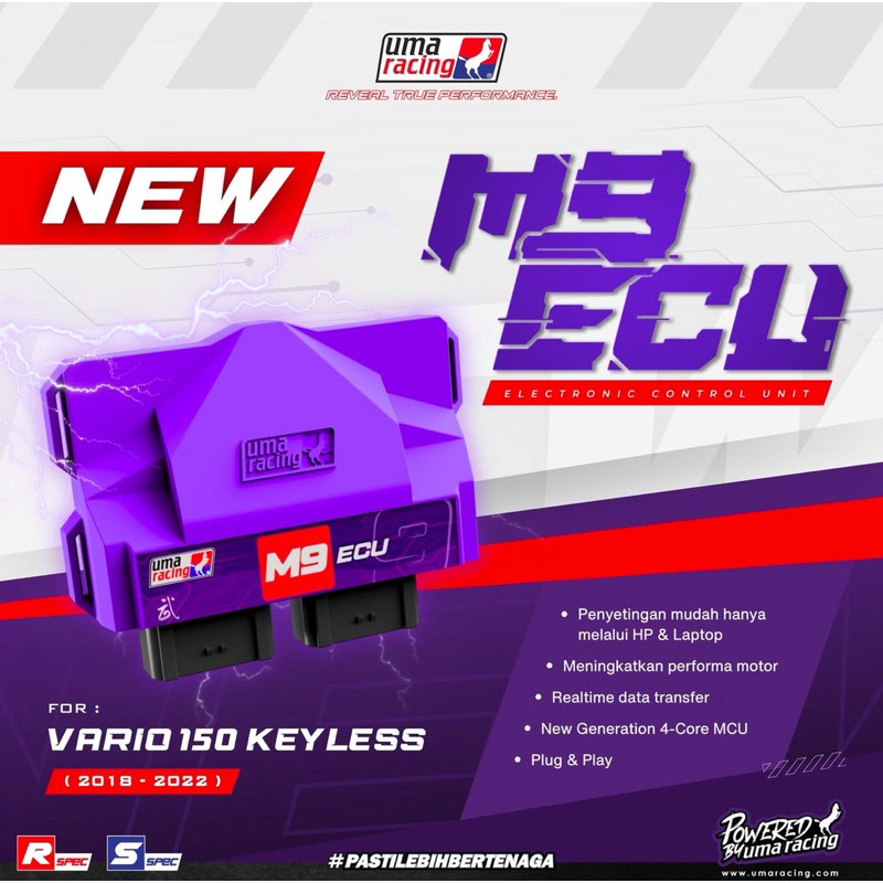 ECU Uma Racing M9 Honda Vario 125 New Vario 150 Vario 150 New Vario 125 Vario 150 2018 - 2024 NMAX N