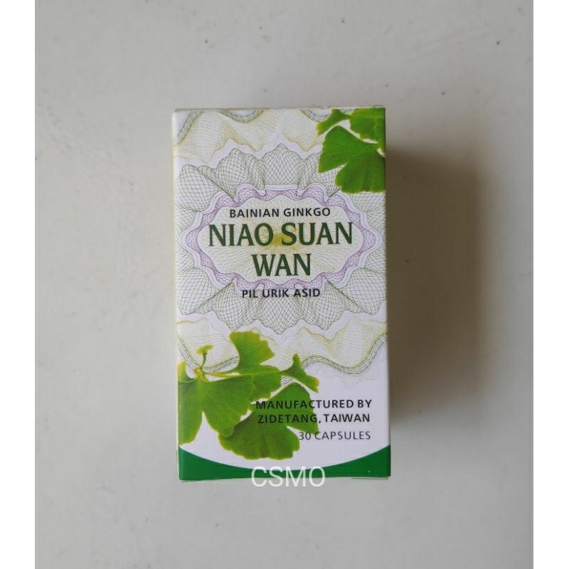Niao Suan Wan / herbal asam urat & kolesterol.