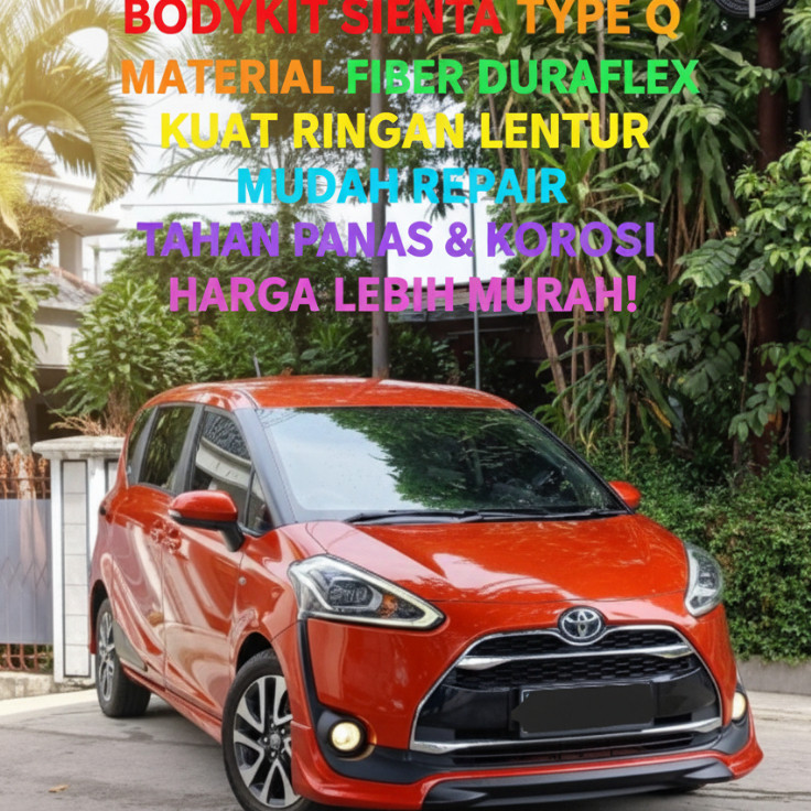 cicilan 0% bodykit sienta type Q bodikit sienta bodykit toyota sienta Q bodikit
