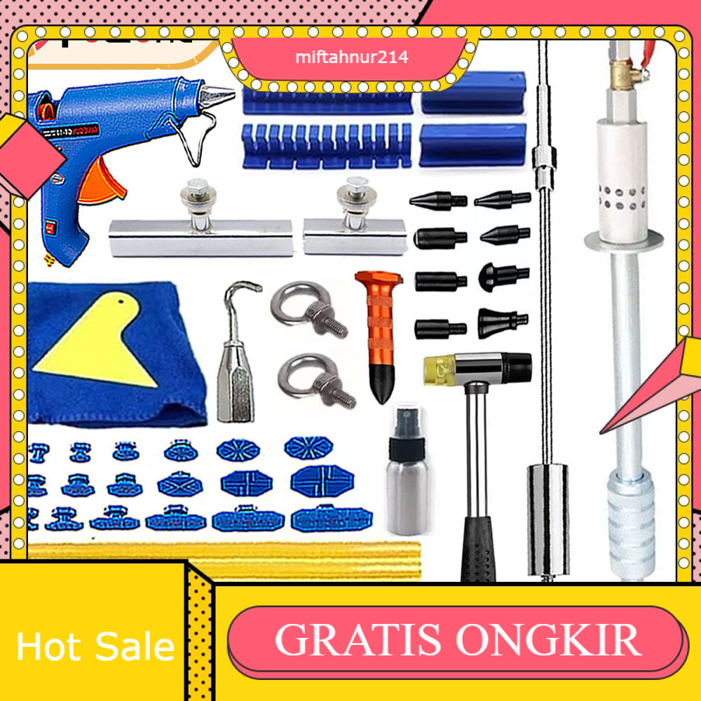 Car Dent Repair Kit Air Pneumatic Dent Puller Bulge Remover Tap Dent Puller Repair Tool