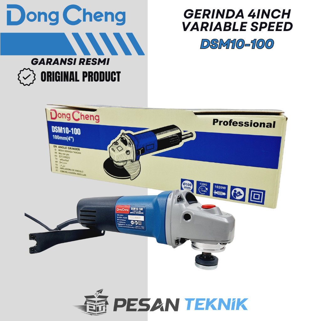 Mesin Gerinda Listrik Variable Speed 4" DongCheng DSM10-100