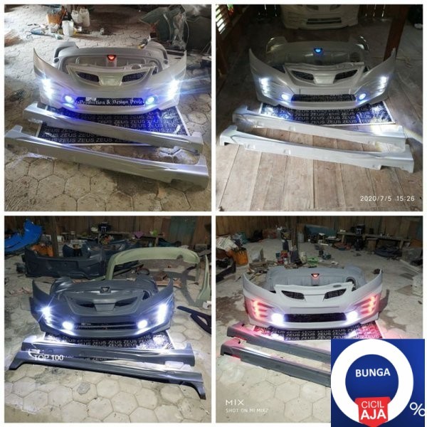 BODYKIT JAZZ Ge8 Adaptasi MUGEN RS Plus Aksesoris Lampu Eksterior A2 - plus aksesoris