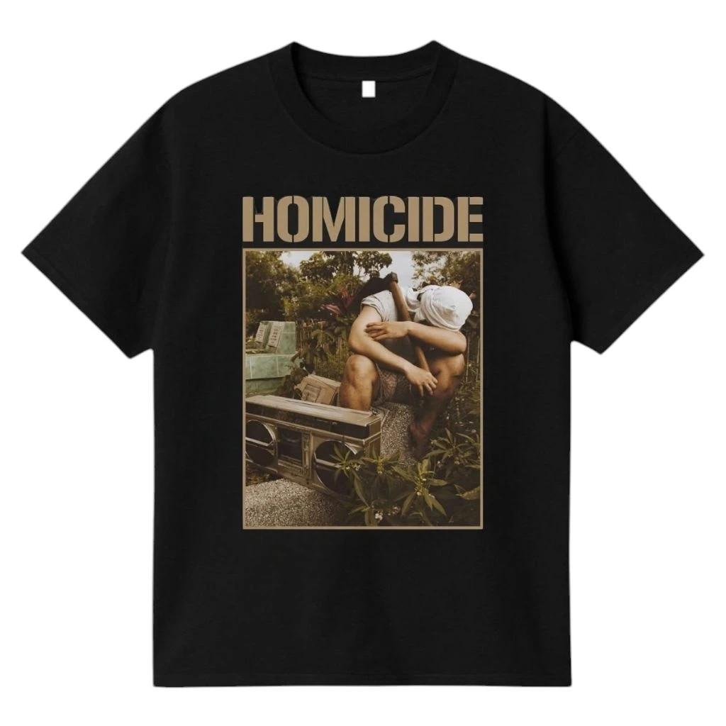 COD-Kaos Musik Baju Band HOMICIDE Metal Pria Wanita Unisex kaos oversize baju kaos pria