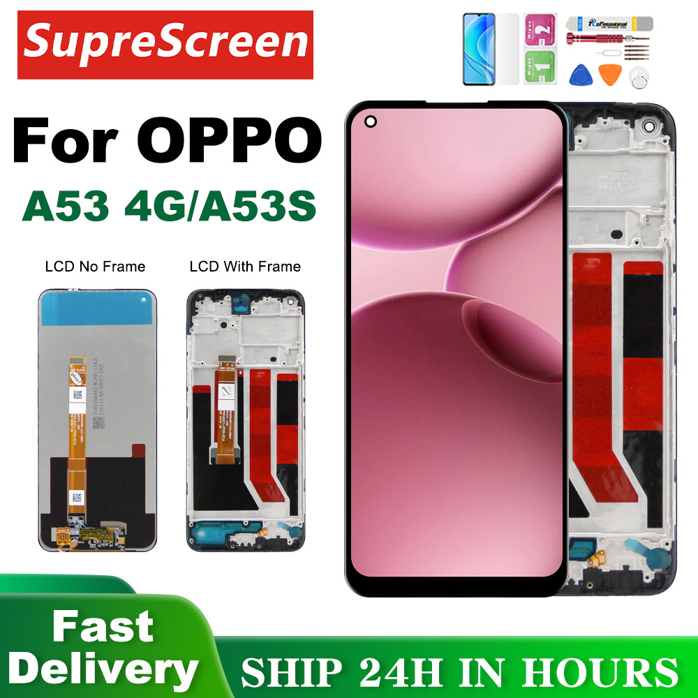 LCD for Oppo A53 4G CPH2127 CPH2131 CPH2139 CPH2135 LCD splay Tou Screen gitizer Assembly For Oppo A