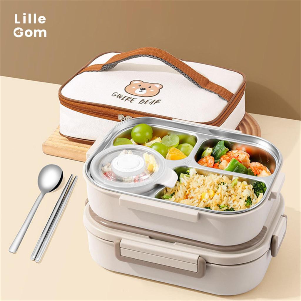 Lunch Box Premium SUS 316L Stainless Steel / Kotak Makan Anak Bayi Stainless Steel 316