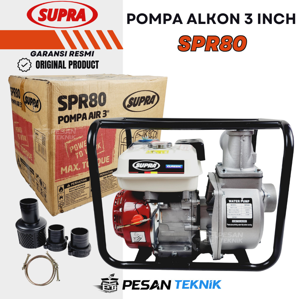 Water Pump 3in ASAHI GENERAL Jepang 3" Water pump 3 INCH pompa alkon pompa irigasi SUPRA SPR80