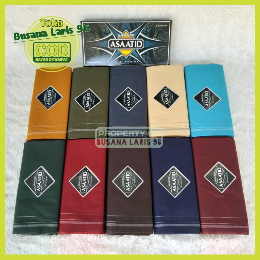 Sarung Polos Warna| Sarung Merek Asaatid| Sarung Polos| Sarung Dewasa