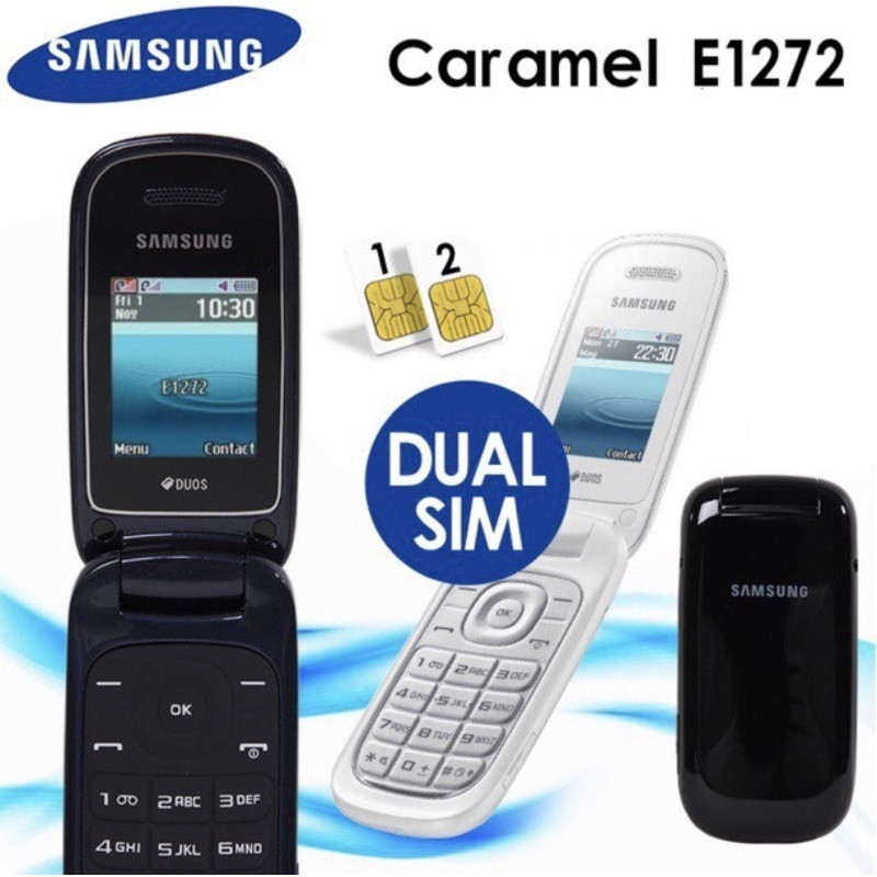 HP Samsung Lipat E1272 / Handphone Samsung 1272 Model lipat Jadul New / Unit Baru