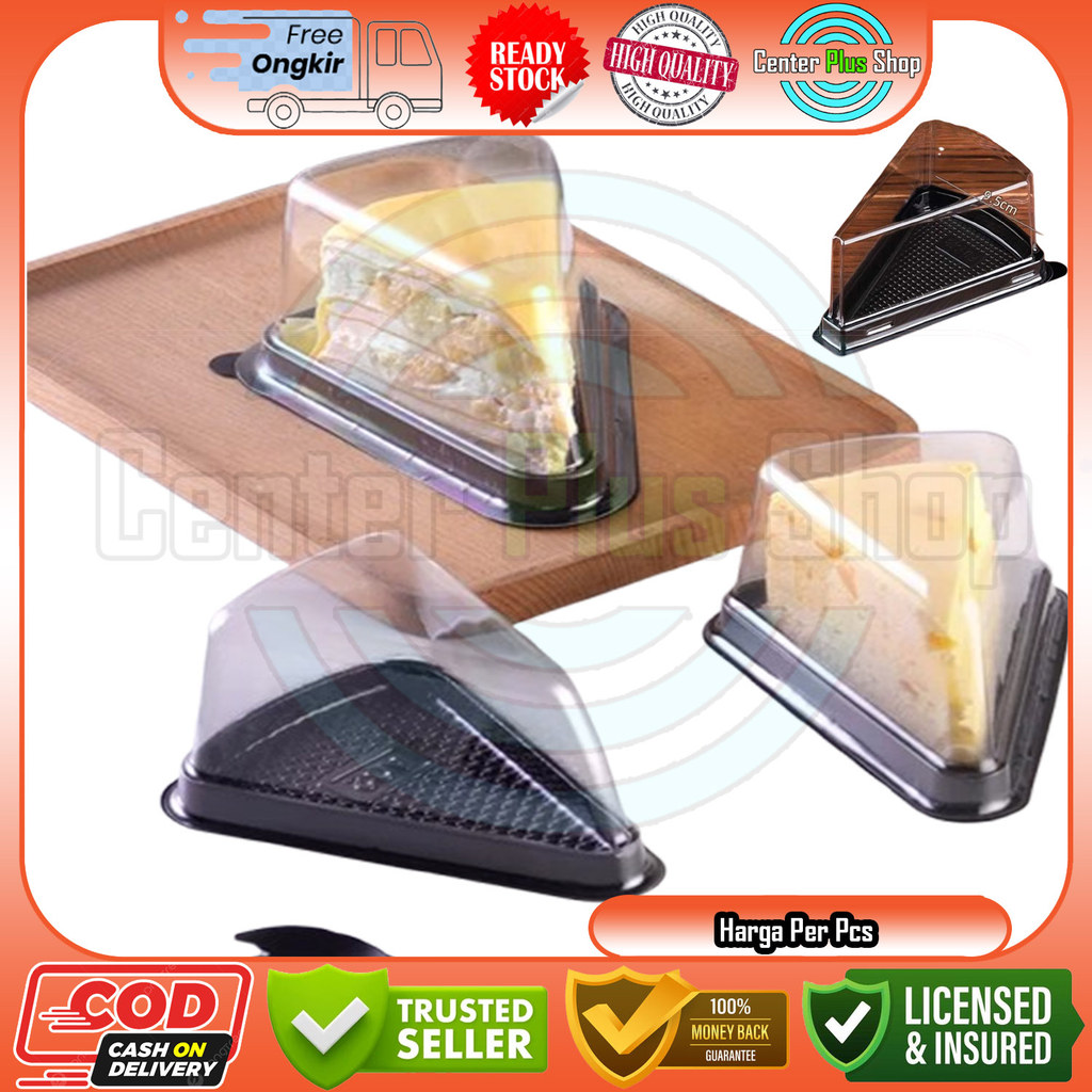 Korean Tray Mika Slice Cake Segitiga Mika Mini Box Dus Warna Random Mika Biasa Mika Tart Kue Segitig