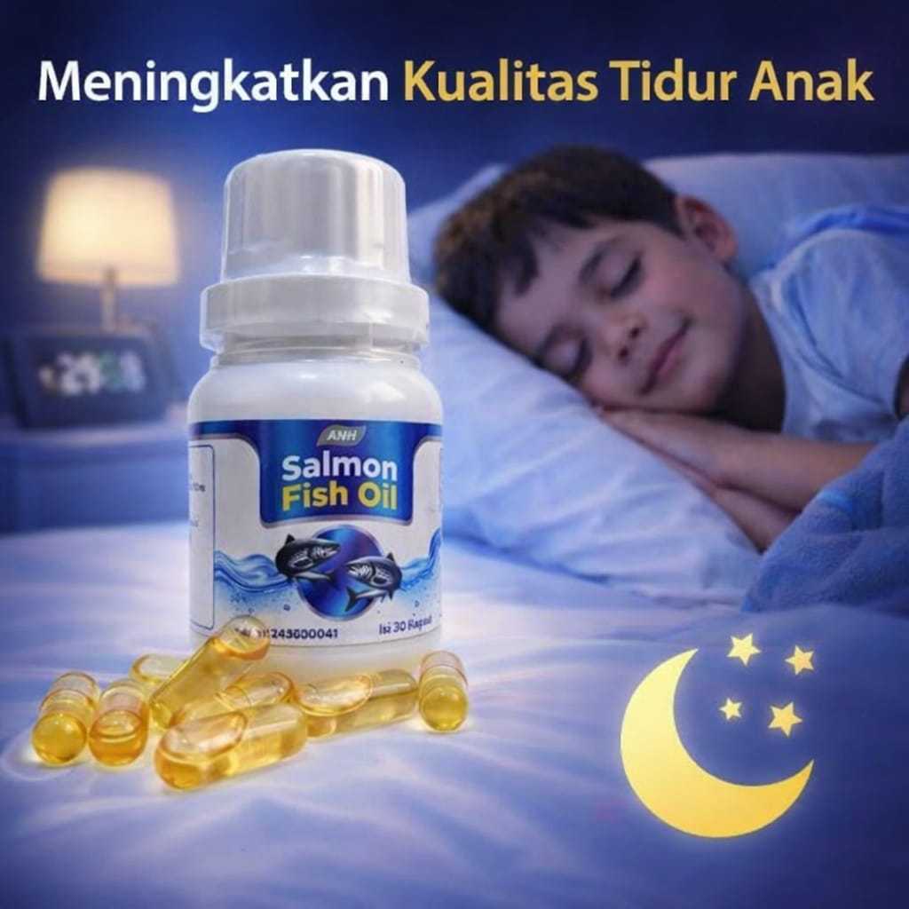 Vitamin Meningkatkan Kualitas Tidur Anak Suplemen Minyak Ikan Salmon Fish Oil 30 Kapsul 01 a
