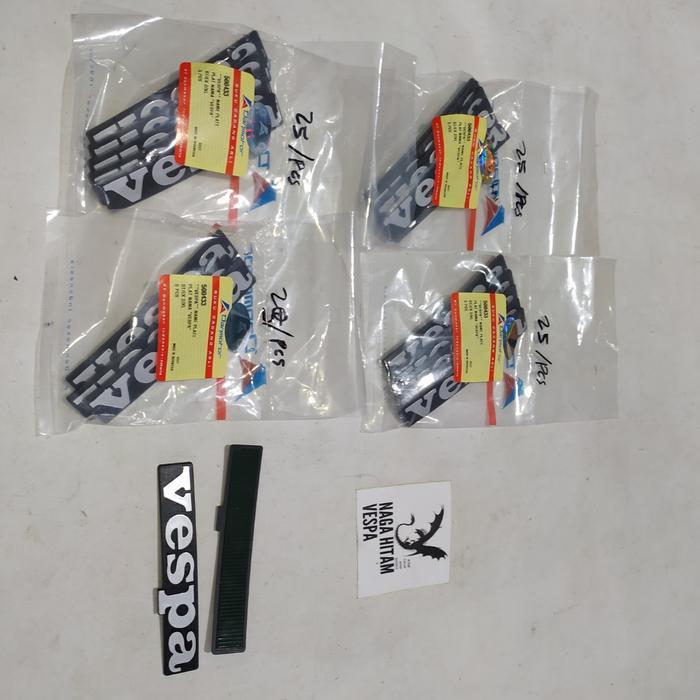 emblem dada Vespa Excel Exclusive Danmotor ORI baru