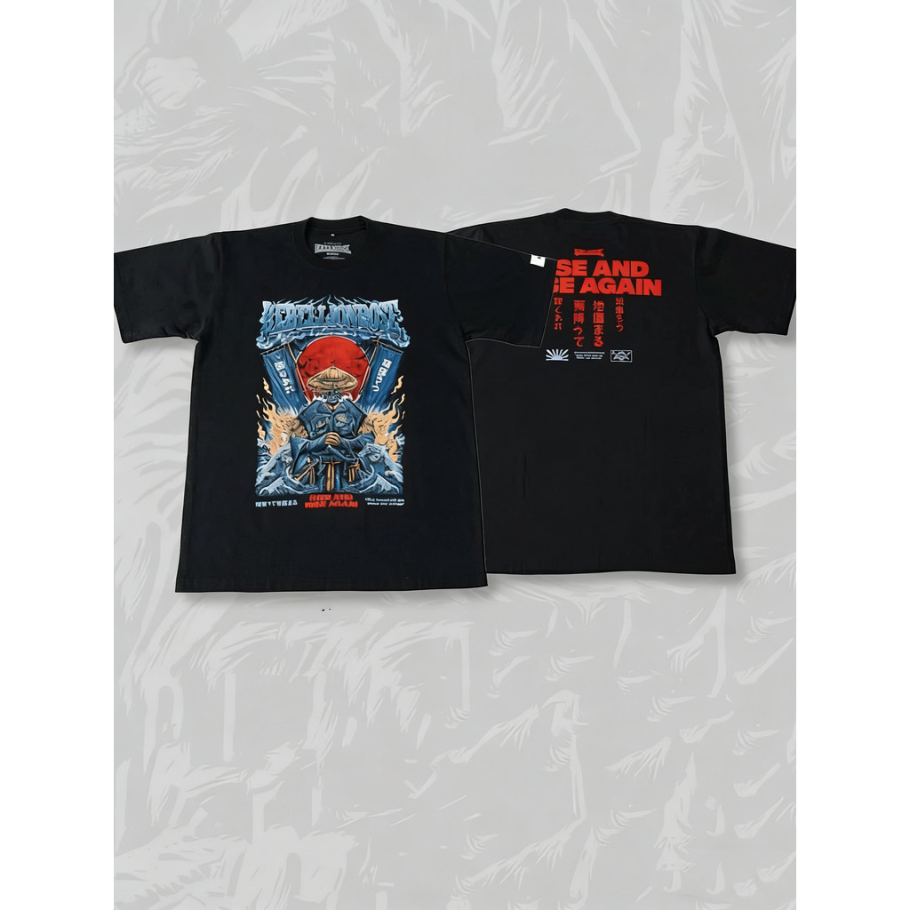 Rebellion Rose - Tshirt Rebellion Rose - TS RISE RONIN BK S-XXXL