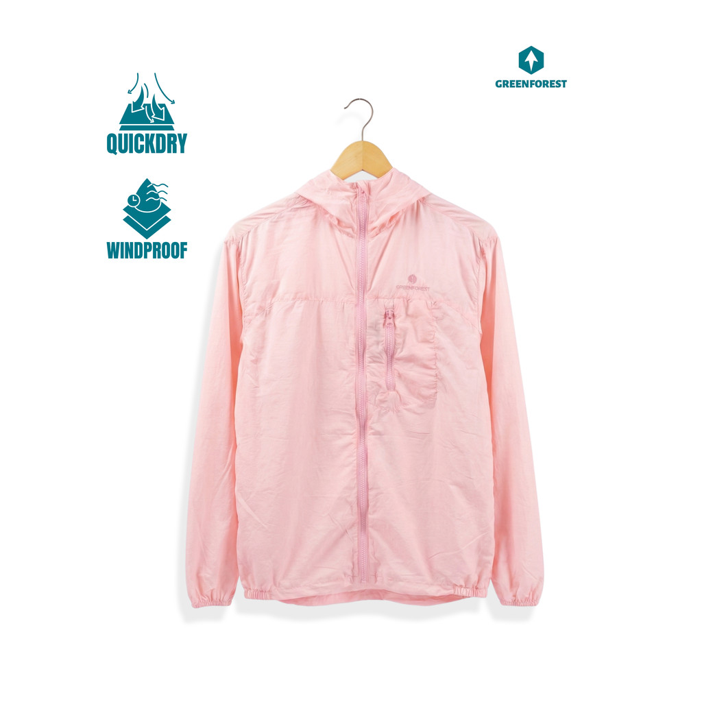 Greenforest Lavatera Lite Jaket Lipat Running Olahraga Outdoor Pria dan Wanita