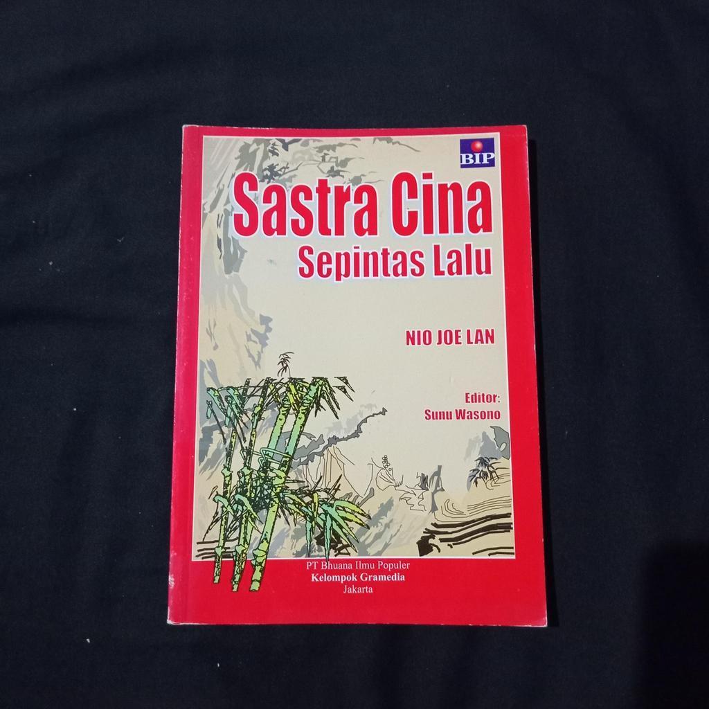 Sastra Cina Sepintas Lalu - Nio Joe Lan