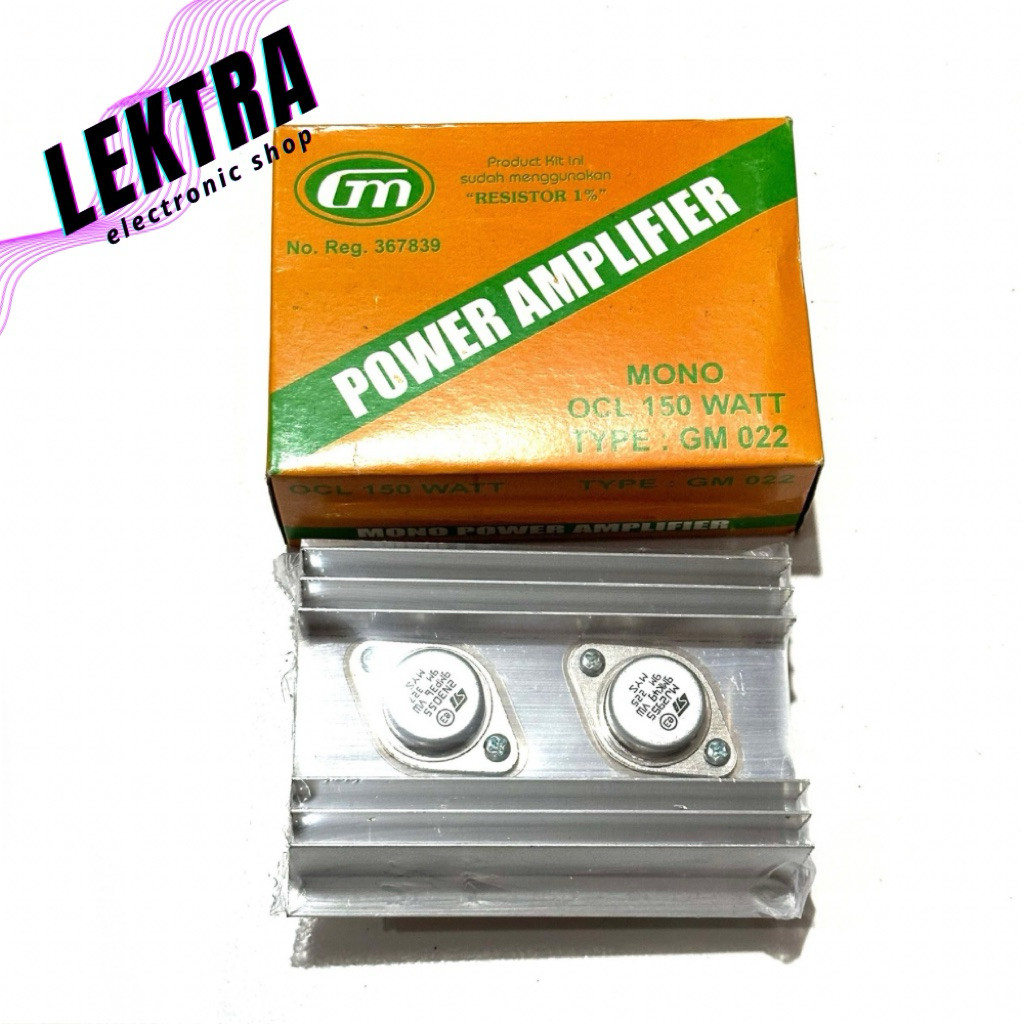 Kit GM 022 Power Amplifier Mono OCL 150 Watt 150w w GM022