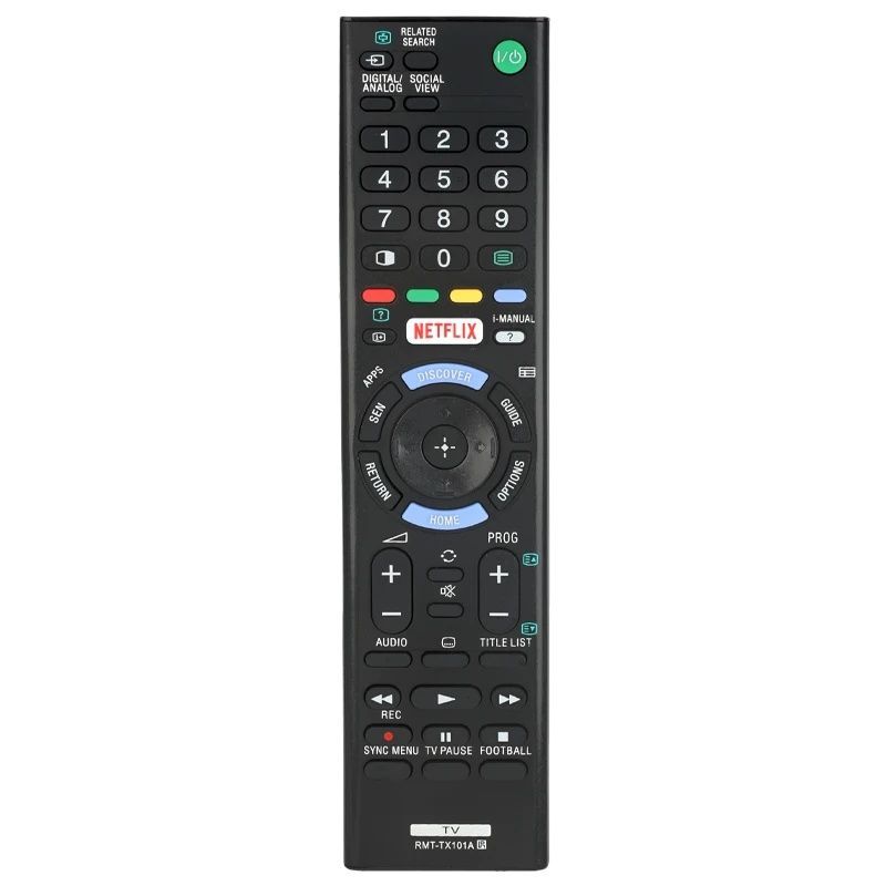 For RMT-TX101A Sony-TV-Remote-Control-Replacement With NETFLIX Button, For Sony TV KDL-32W700C KDL-4