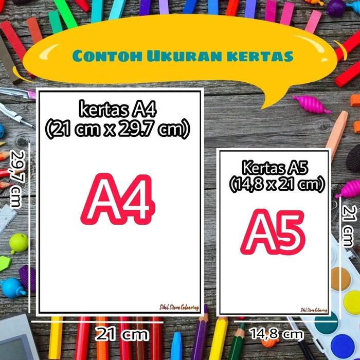 Kertas Mewarnai Gambar Anak Tema Thomas & Friends V1 / Kertas Gambar (11 Lembar) - A4