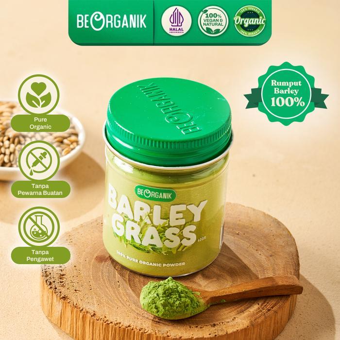 Beorganik Barley Grass Powder / Rumput Barley Bubuk 40gr