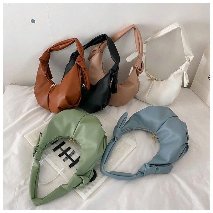 TAS BAHU KOREA KEKINIAN/ SHOULDER BAG KOREA/ TAS IMPORT MURAH/ TAS BAHU 6 WARNA CANTIK - HIJAU