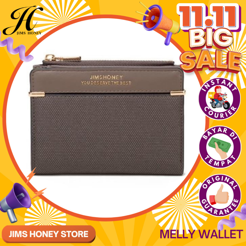 PROMO JIMS HONEY MELLY WALLET DOMPET LIPAT WANITA