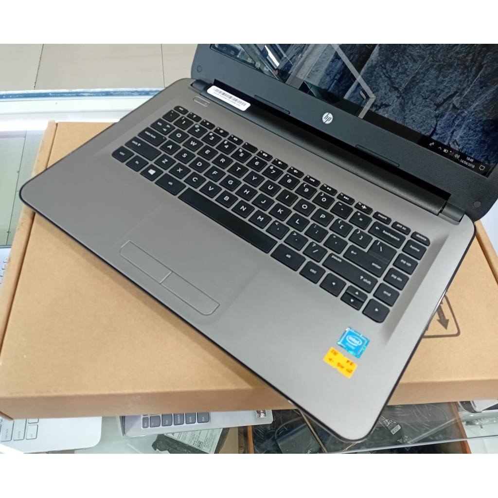 Promo.. Laptop Leptop Bekas Scond hp 14-am514tu Celeron n3060  Ram 4gb Hdd 500 gb Siap  Pakai