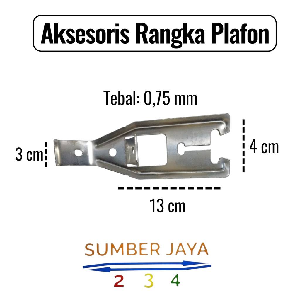 Suspension Clip PN 223 Aksesoris Rangka Plafon Klip Penggantung Penghubung Suspension Rod