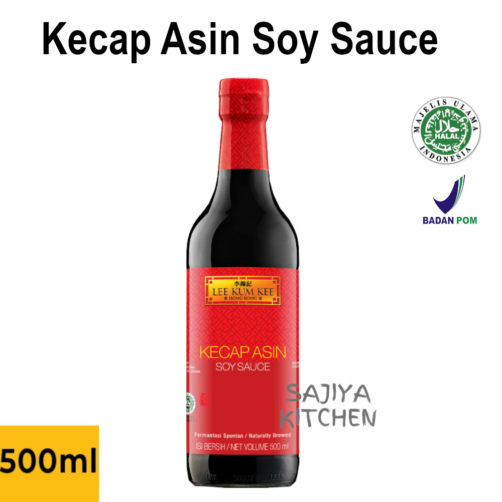LEE KUM KEE Light Soy Sauce 500 ml Kecap Asin Halal Tanpa MSG Serbaguna Untuk Aneka Masakan