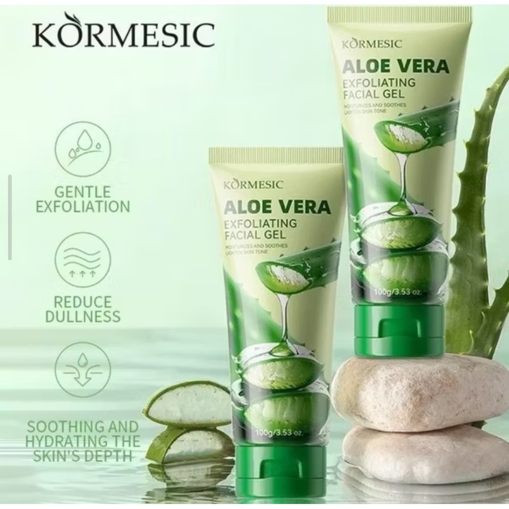 KORMESIC Exfoliating Facial Gel Aloe Vera