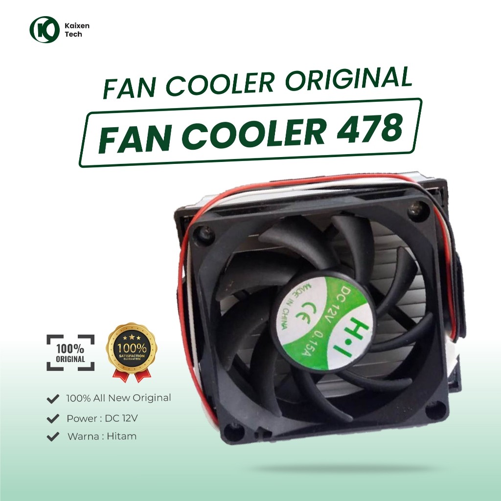 Fan Cooler Processor Intel Socket 478 original