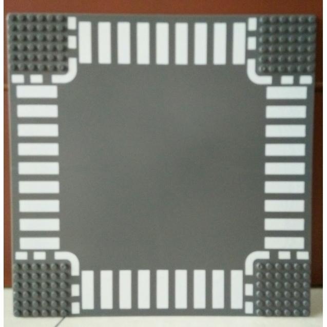 Baseplate Jalan Street Race Alas Tatakan Bricks Perempatan