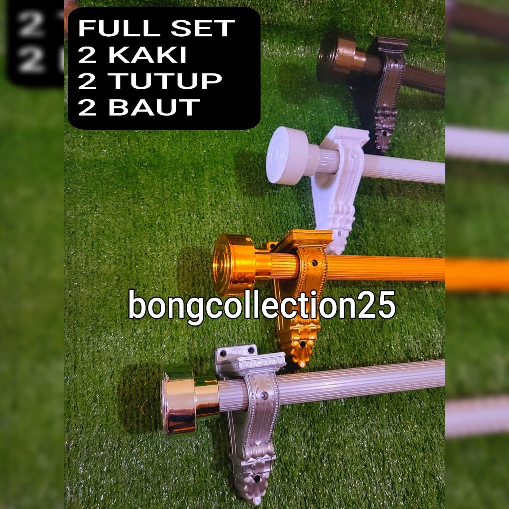 DISKON GARANSI KERUSAKAN  / Besi gorden full set Minimalis Tiang gorden / BATANG GORDEN / TIANG GORD