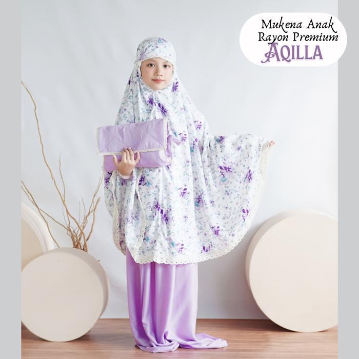 Mukena Anak Official - Mukena Anak 2-10 tahun Rayon Renda Motif Cantik - Mukena Harian Nyaman - Zoya