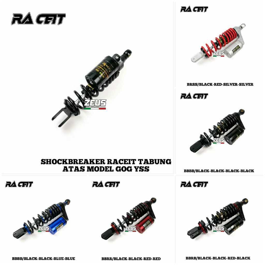 (Oto Mesin) SHOCKBREAKER RACE IT TABUNG ATAS 05 UKURAN 310MM & 330MM  FULL CNC MODEL GOG YSS SHOCK M