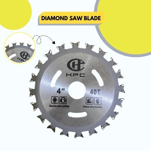 Mata Gerinda Pisau Gergaji Potong Kayu Dahan Papan Circle Circular Saw 4" 40T Mata Gurinda Cirgular 