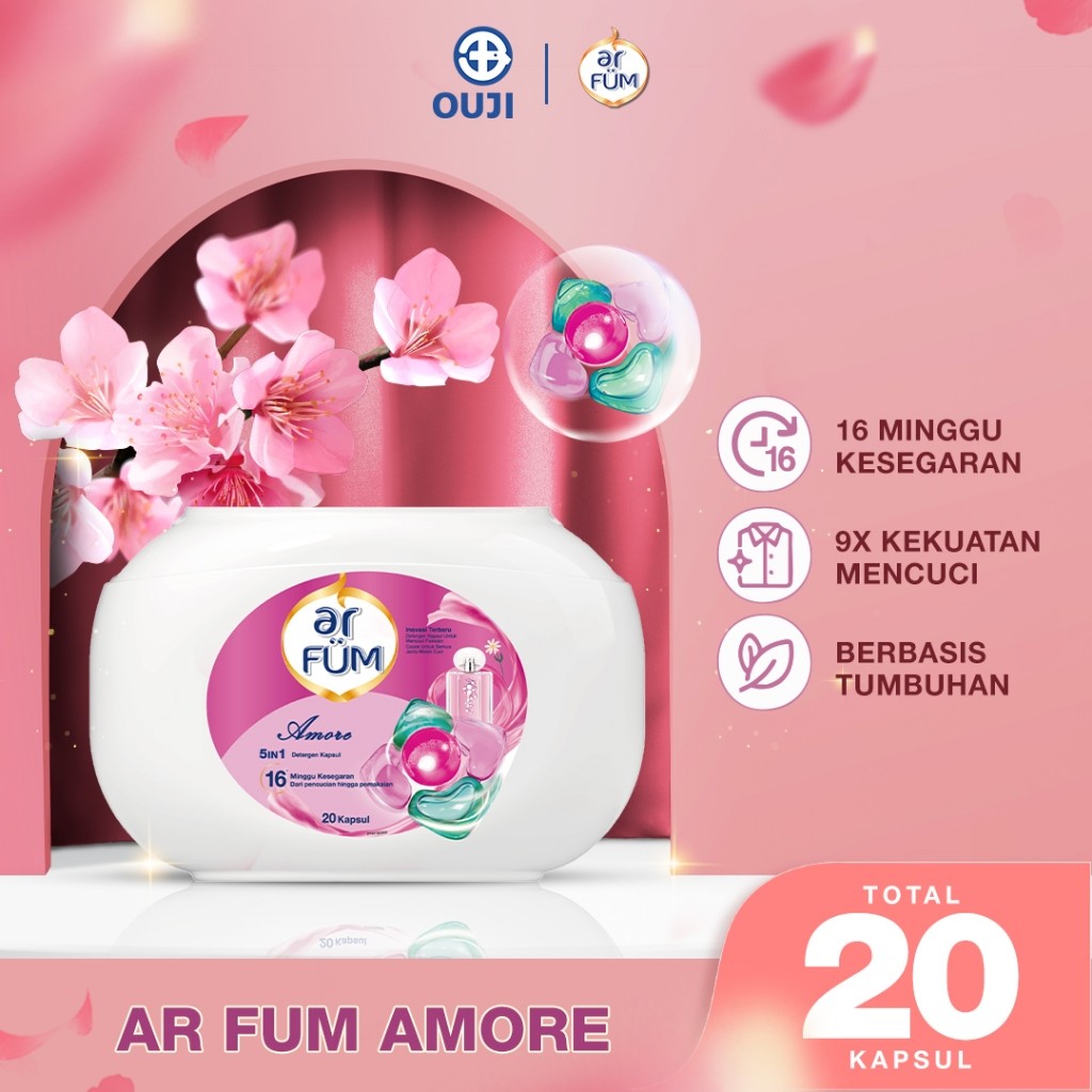 RUES.STORE Ar FÜM 5in1 Detergen Kapsul - Amore - Hard Pack 20pcs
