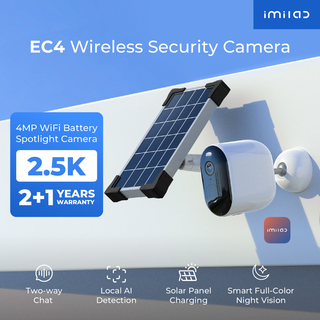 IMILAB EC4 Camera Outdoor Video Surveillance 2.5K HD IP WiFi Web Cam Wireless Smart Home Yard Securi