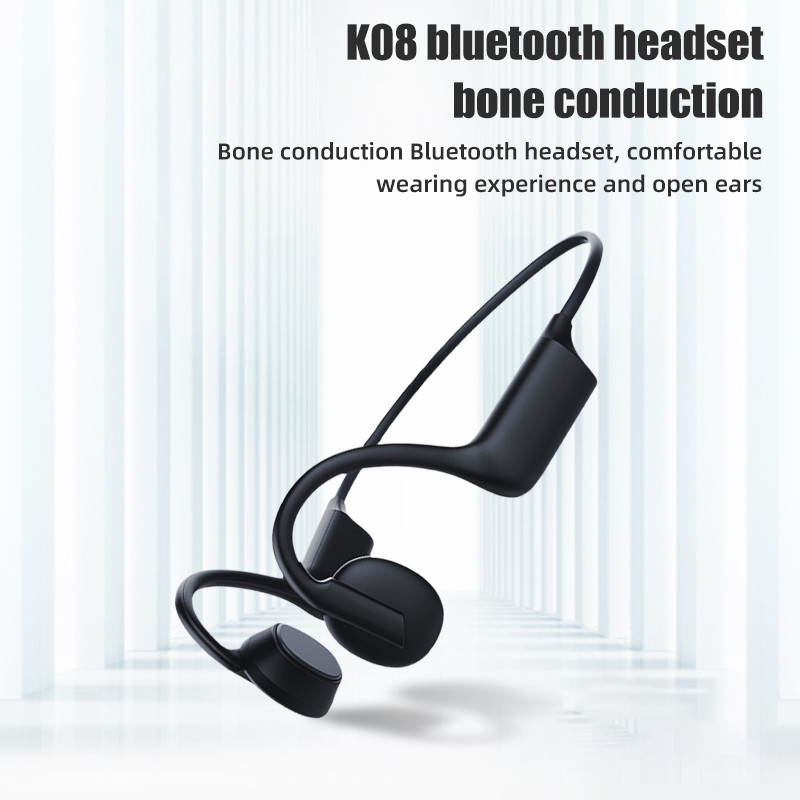 ADZUKI BEAN Earphone Bone Conduction Open Ear Bluetooth Wireless IPX5 - K08