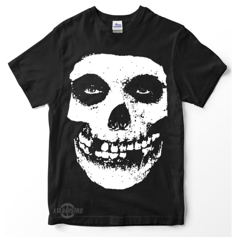 Kaos band MISFITS logo kaos Misfits punk metal skulls danzig