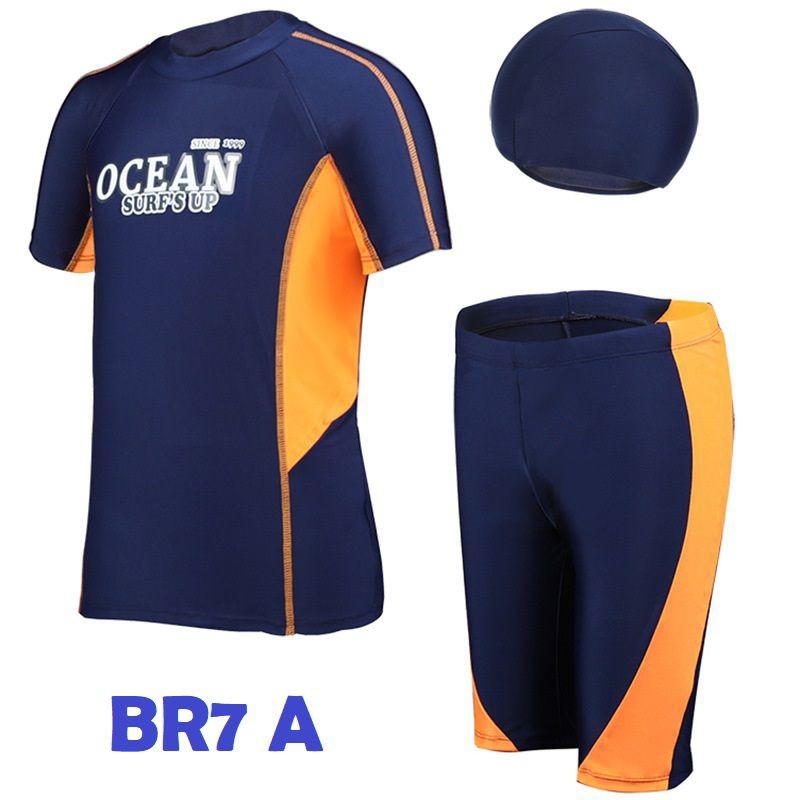 BR7 BAJU RENANG ANAK LAKI / BAJU RENANG ANAK LENGAN PENDEK / BAJU RENANG ANAK KOREA