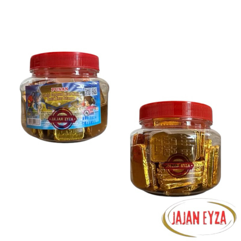 Pusan Choco Gold Toples ISI 50 PCS Cokelat Emas Cokelat Batang