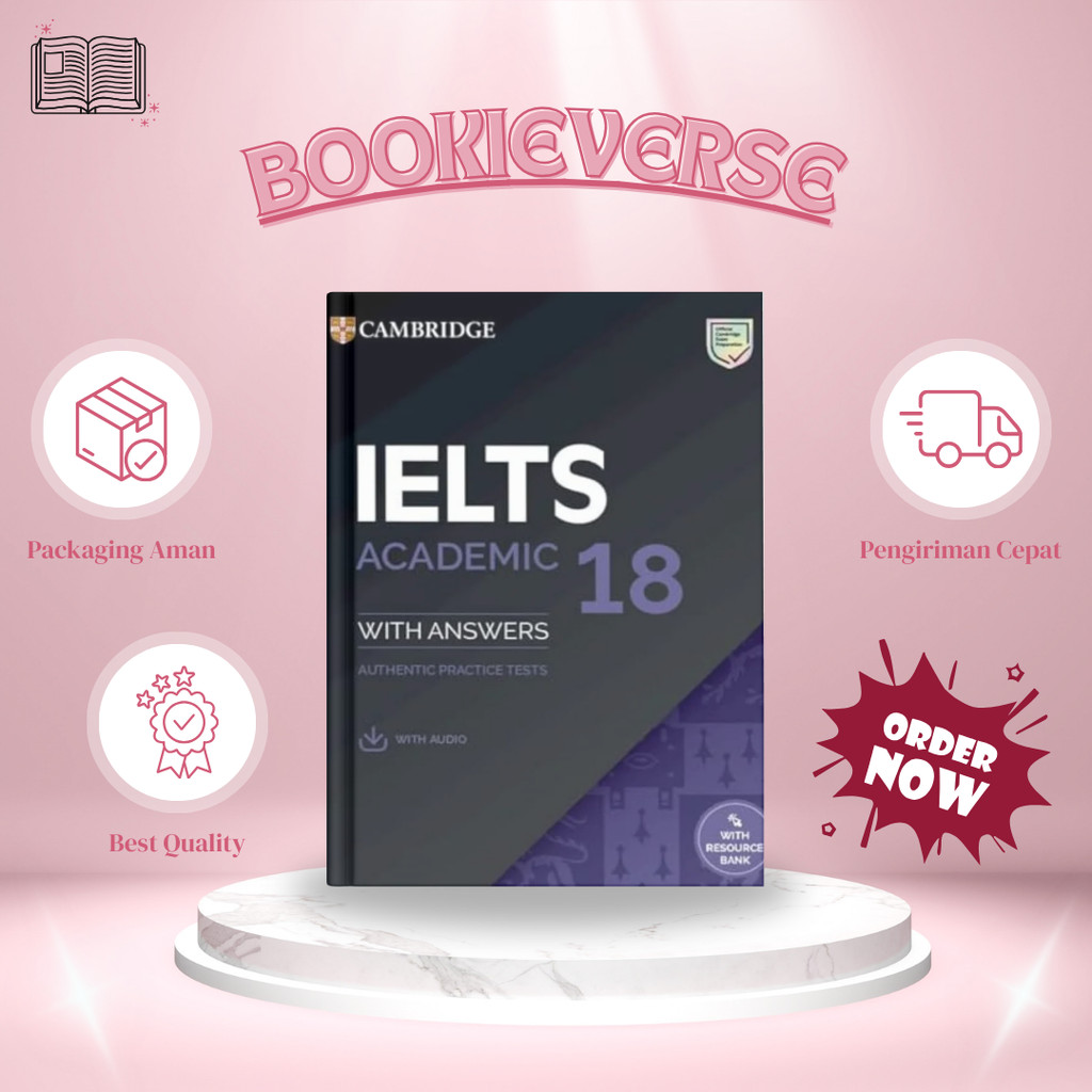 Buku Persiapan Tes Bahasa Inggris | IELTS 18 Academic