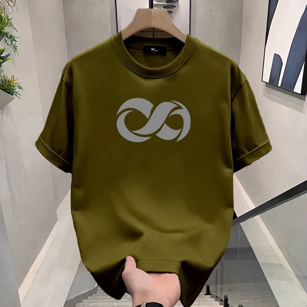 [kaos pria 24s katun 100%] kaos pria Distro Pria Katun Tebal Nyaman  Kaos Hipster Heavyweight Tebal 