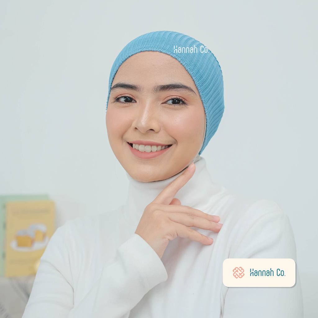 Ciput Rajut Bandana 2 Warna – Inner Hijab Adem Lembut Nyaman