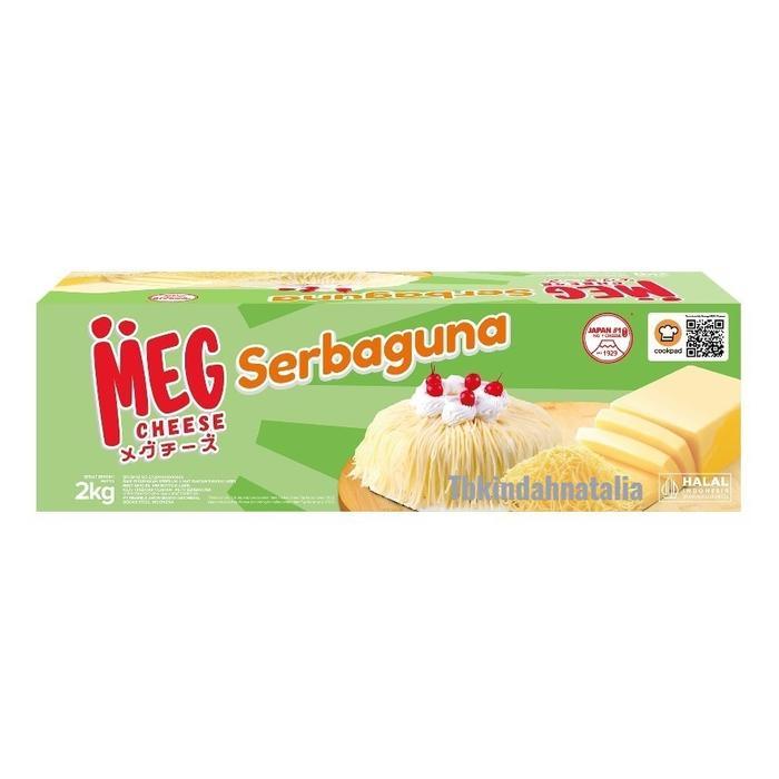 Promo MEG Keju Cheddar Serbaguna 2kg - Cheese Cheddar Meg Serbaguna 2kg Halal