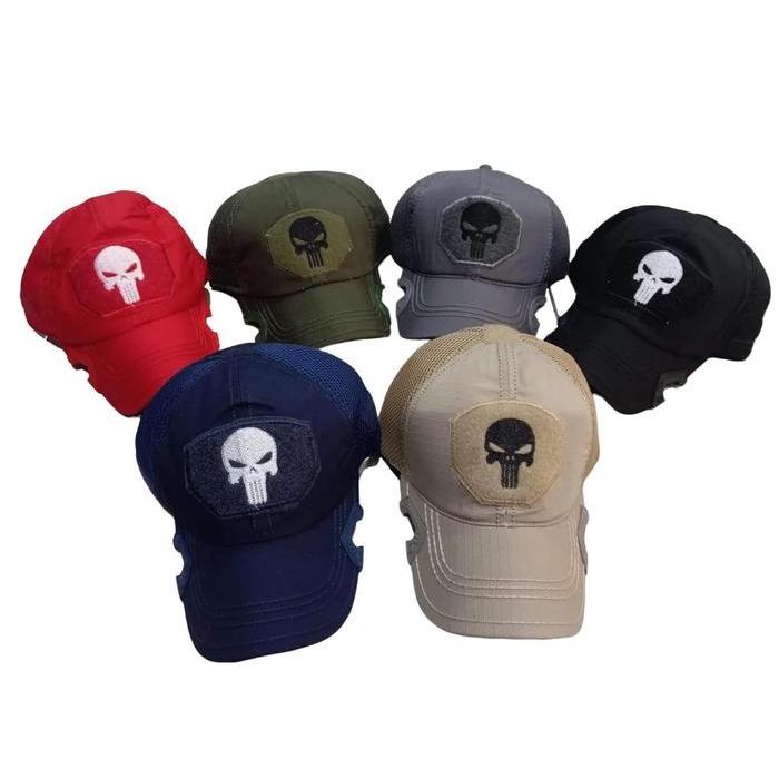 TERLARIS  Topi Coak Tactical Punisher Premium  Topi Tactical Punisher Baseball Cap  Topi Baseball Co