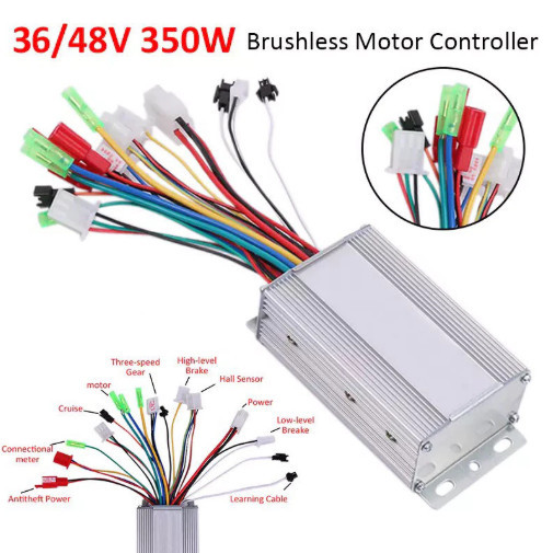 Kontroler Sepeda Listrik Controller sepeda listrik 36v 48v 350w bldc brushless kontroler 36v/48v sel