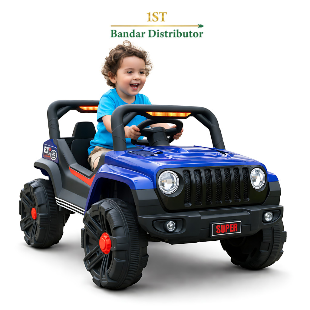 Mainan Anak KM-2188S/M/B MOBIL AKI JEEP Mainan Jeep Aki Mobil Listrik Mainan Roda Besar Musik LED