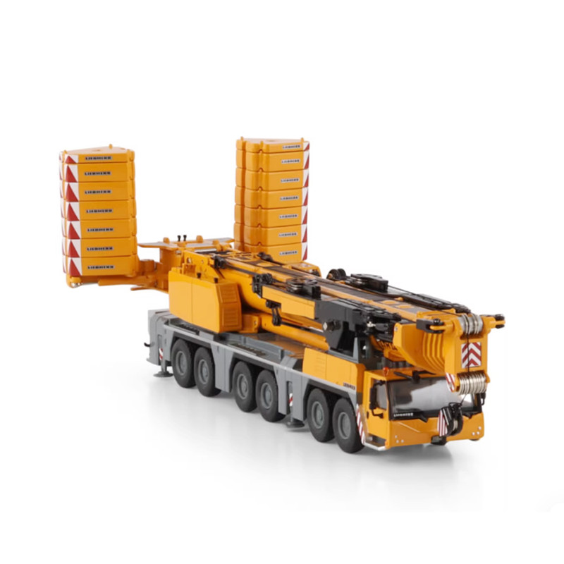 WSI ecast 187 Scale Liebherr LTM1400 Crane Alloy Engineering Vehicle Model 741001 Collection Decorat