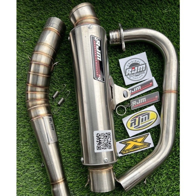 knalpot full system rjm grade b silincer kompetisi pnp cb gl inlet 50mm 51mm